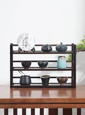 桌面博古架收HC-BGJZ4纳架多展示中小型置物架架茶器茶具多式功能