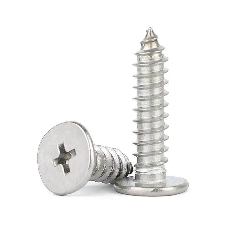 源头厂平家薄34不锈钢十字平头螺丝钉M2/M3/M4/M05/M6CA738扁头自