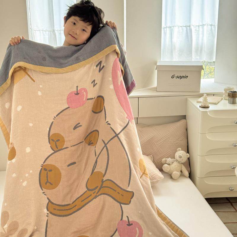 全棉十巾层儿童纱布被子毛毯床子纯棉纱布加厚盖被毛发被沙盖毯毯,床上用品,休闲毯/毛毯/绒毯,淘宝优惠券,粉丝福利购,淘宝优惠卷