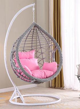 吊篮藤椅双人超大摇椅户外室内台秋千摇椅单躺双HGV号成人懒人鸟