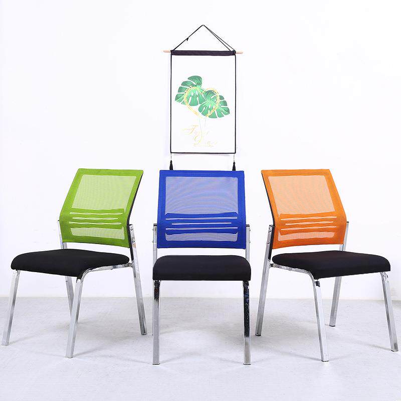 厂新家现代简约办公会椅接待客椅闻椅议透气网布靠背椅子121会培