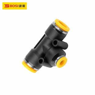 波斯气动快速联管接头PUT联管正三通BS590121BS590122BS590123