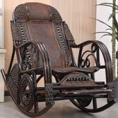 9藤躺U71天然植台物真摇摇椅藤椅阳休闲椅家用靠背椅午睡椅老人逍