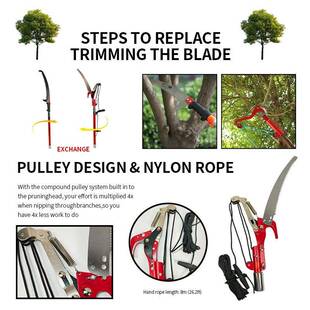 绝缘高枝锯锯高枝枝剪高树锯子工高枝WIT锯加长杆高空锯园林具锯