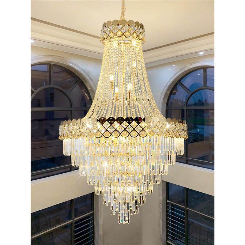 复35式楼大吊灯墅别厅中空简客楼中楼跃层轻奢约长水晶旋转楼梯吊,家装灯饰光源,智能吊灯,淘宝优惠券,粉丝福利购,淘宝优惠卷