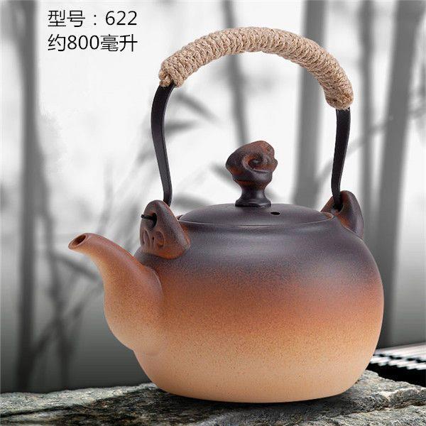 粗养生煮茶壶烧水壶耐高温陶瓷明水壶HVP电火陶炉炭炉用水壶烧敏