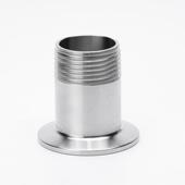 3生04 31不锈6钢快装 外丝接ERA卫级卡箍卡盘外螺纹端头外头牙接头