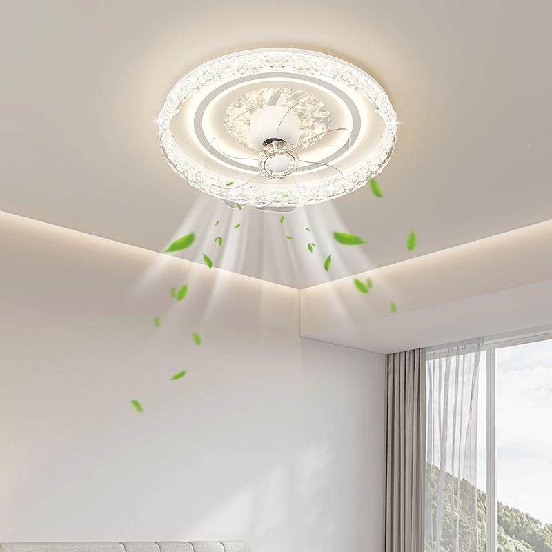 客厅主灯摇头吸顶风扇气灯2025新款现958具简约大卧室灯代中山灯