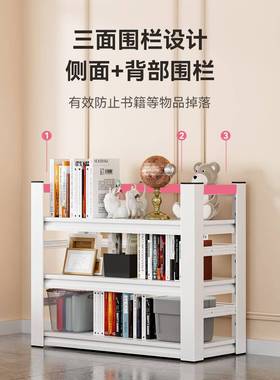 M*PLO架铁艺家用书架置架儿绘本收纳客厅书柜铁架落地多层钢童制
