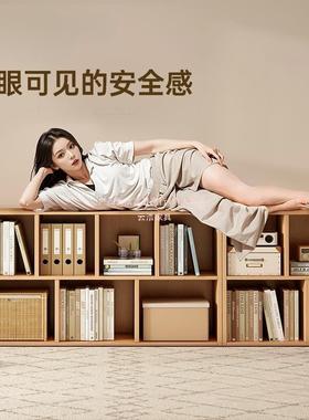 地书架落置物架客收厅纳子柜格子柜家YIU用学生矮柜幼儿园书柜置