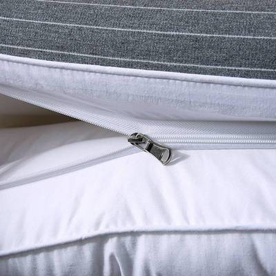 全棉记忆枕二合一羽丝绒可拆卸调节高度护颈枕芯慢回弹枕头芯