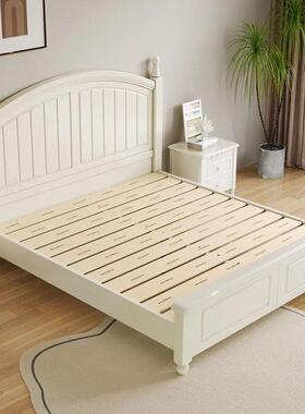 MEM木1.2米美式实儿童床1.5m白色床家用储物公主大18米主卧双.人