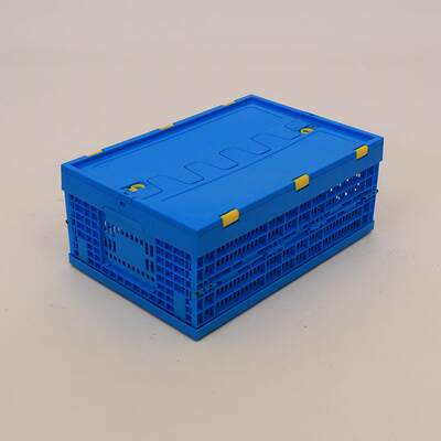 厚带盖6FTW0筐0-20折料叠周转加熟料果蔬折叠塑框折叠塑胶周转筐