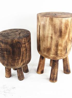 厂家销售手工复古工艺质墅茶几茶台LBV酒创意花架店别软装饰木摆