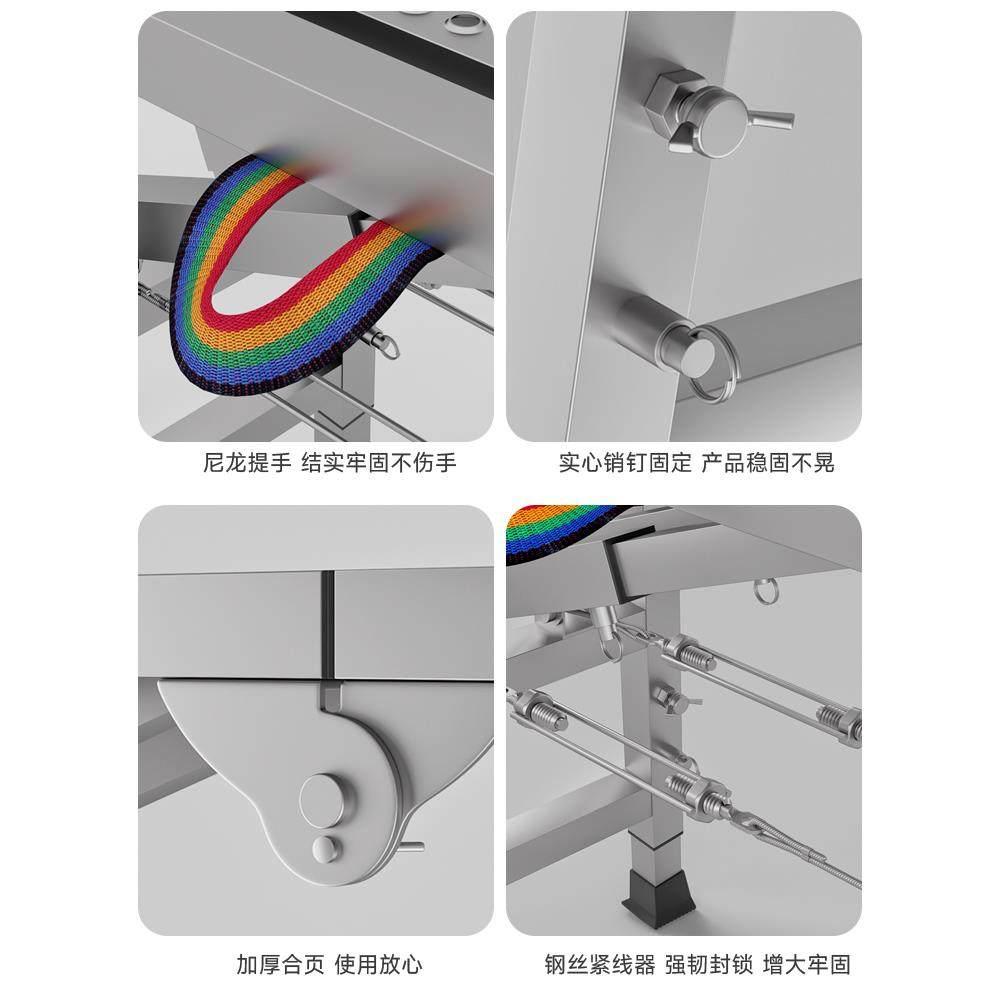 ?马凳叠升降加厚装修马折Fh($p#g$腻镫刮子室内脚手架工能程梯子