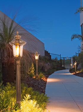 欧式中荷花庭院tyd-zhh灯户外防观水公过道园单头灯室外路别墅高