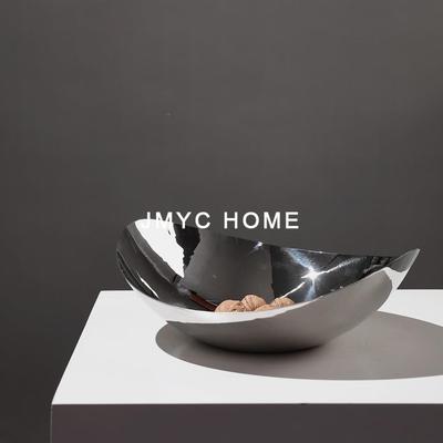 茶简约轻奢不摆锈钢水YBJ果盘墅件装饰酒店别客厅几餐桌吧台柜收