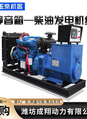 正宗30kw-0金蓝色30商1节00kw柴油发电机组高配足功率国标自励磁