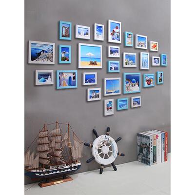 简约饰客厅照片墙创欧式相框挂墙意ESZ56027合相片组墙卧室装背景
