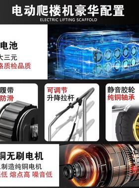 动爬电楼机22331搬运重神器电水桶家可折叠履带式上物下楼梯搬运