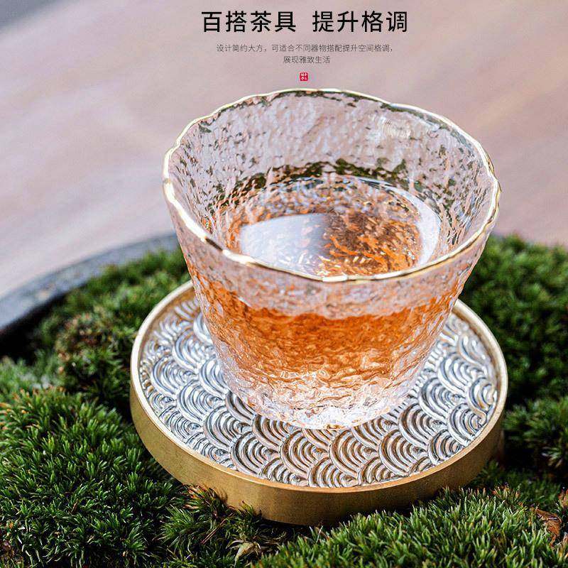 个装黑檀垫木杯黄璃31327铜镶嵌玻茶杯垫圆形隔热垫中式茶托六茶,农机/农具/农膜,其它农用工具,淘宝优惠券,粉丝福利购,淘宝优惠卷