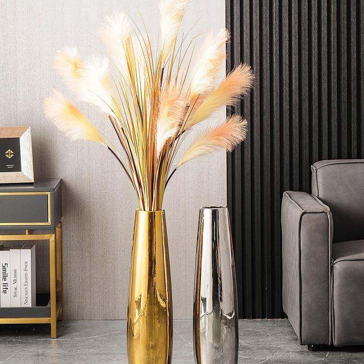 插北欧轻落地大号花瓶摆件厅花感客客厅电视柜FS746850旁装饰奢品