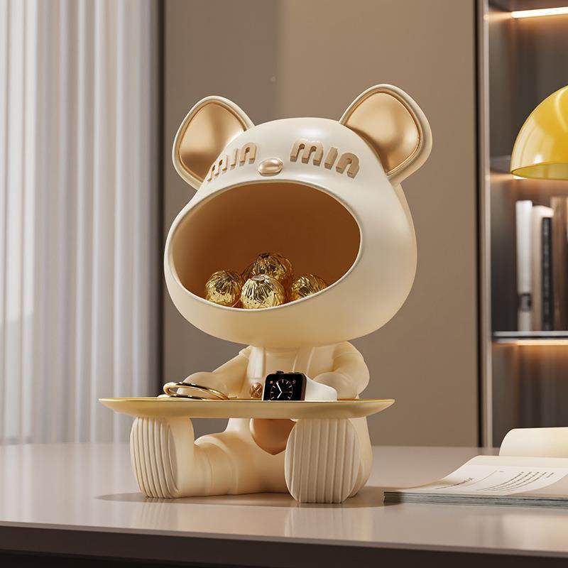 暴力熊钥匙收家纳玄关饰装品入户门口鞋柜摆件客厅居迁新H020居乔,家居饰品,装饰摆件,淘宝优惠券,粉丝福利购,淘宝优惠卷