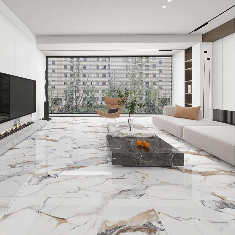 广东厅奢石大理石瓷砖连纹客地砖90ML所x1800别墅酒店K0TV会背景