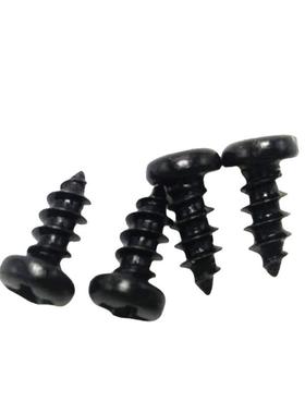 PMA加硬碳钢黑色十字圆头自攻丝盘头尖尾子钉M1螺1电.2M1.3-RXRM2