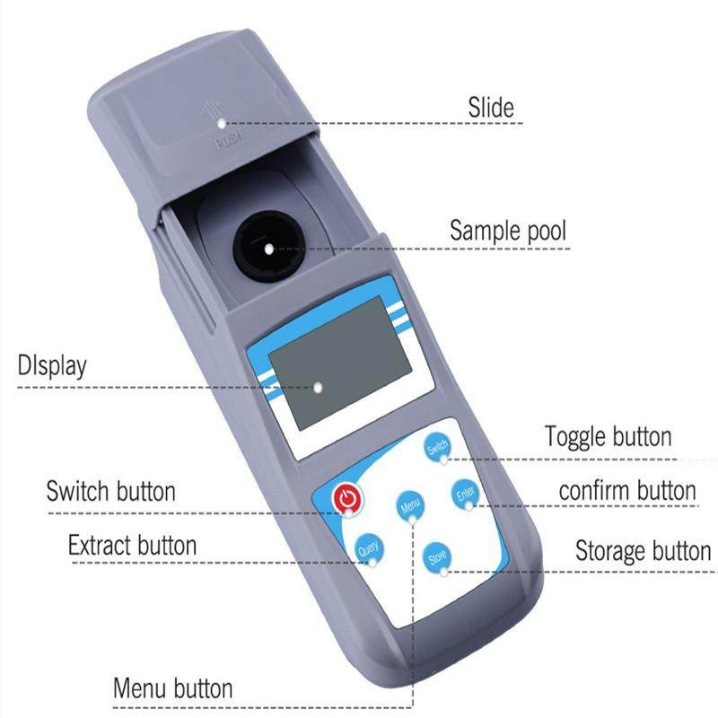 便携浊度计泳池水池水测定仪ZZD-2A-2A数显浊D度仪多量质保程修一