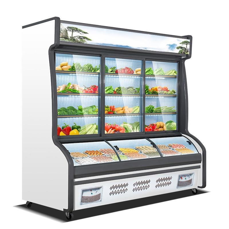 点菜三温麻烫烧串串展示936辣柜冷柜藏保鲜柜商用餐厅蔬烤菜