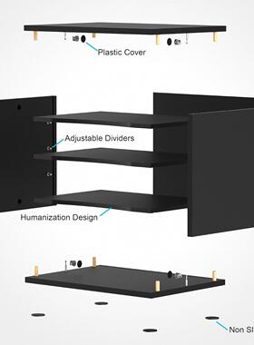 木质办公桌p-5857纸纳盒收桌面件架文件字母分调类托文盘带可节搁