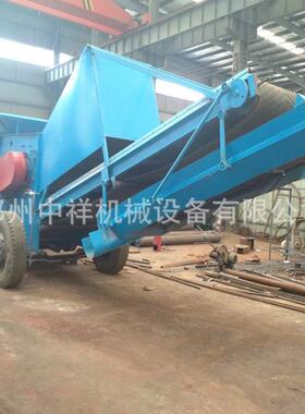 小型移动式破碎机砂石IVM组合动移动破碎站石鹅卵移破碎制砂线