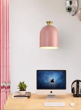 北欧灯简约现代马卡龙床儿童46861房卧室壁灯头创意灯客厅墙壁楼