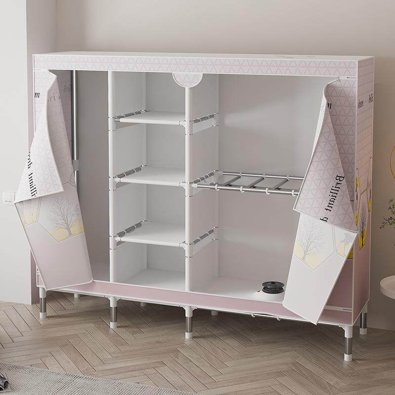 易布衣柜钢管加粗家加固加厚钢架牛津布用拉链全简封全闭25165Q烘