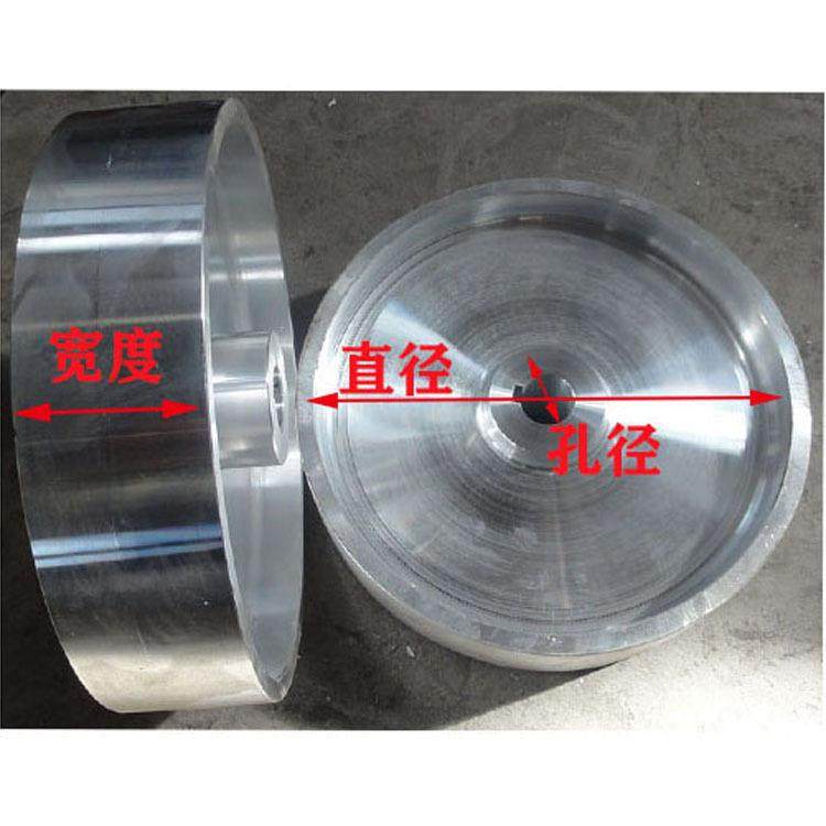 轮推砂带VGO机配件主动电机轮全铝荐材质辅助调太偏装置胶轮阳平