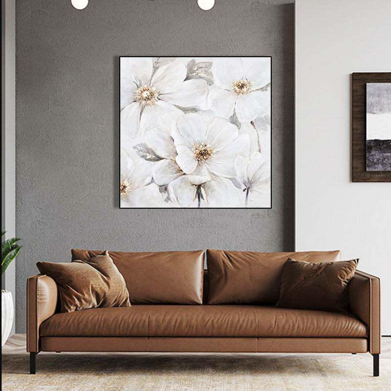 现代简约轻奢抽象花朵装饰画玄关走道壁画实物画客厅卧室餐厅挂画