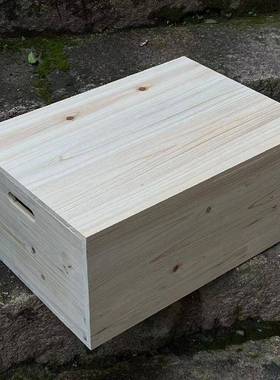 复古盖实箱大号物箱装饰带居家收纳储箱陈列长方加固20220524木木