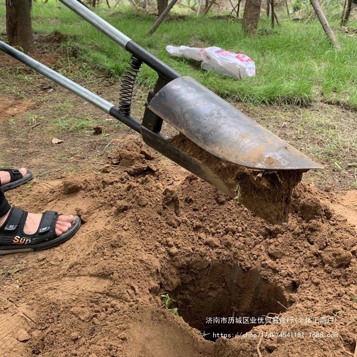 挖坑锹洞锹掏SAV杆土工具对土挖掏电线挖坑洛阳铲挖土挖硬土