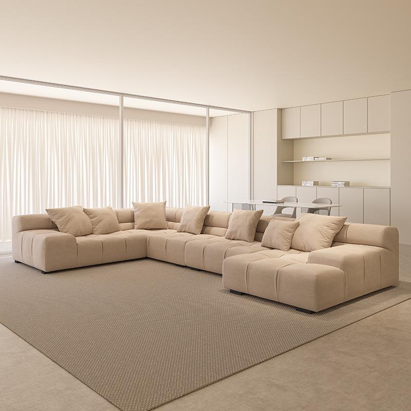 B&B沙发客tuft-tim沙发奶油风格子沙发单人网红厅新e款y泡芙沙发