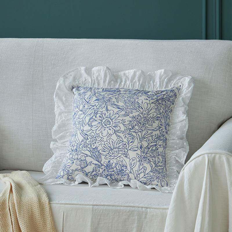 GZ6M式法抱枕垫枕靠田园复古小清新沙发靠枕套美式腰F767H985床头