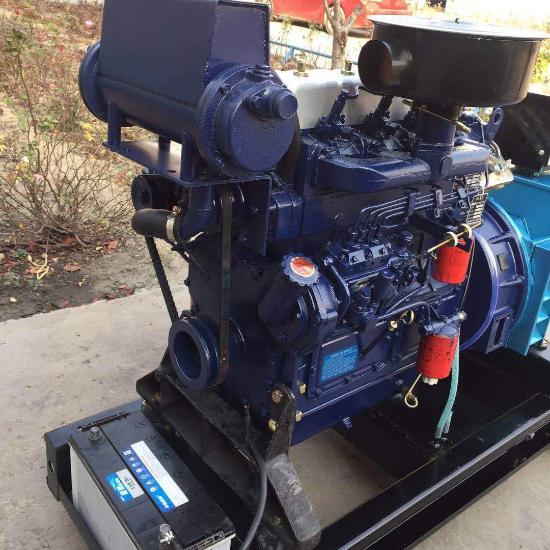 沙河20kw船用发电机 海鲜捕捞渔船备用电机 20千瓦潍坊全铜发电机