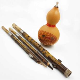 云南竹雕龙三音葫芦丝G调F拆调乐演紫奏型DYE可卸器厂家直销