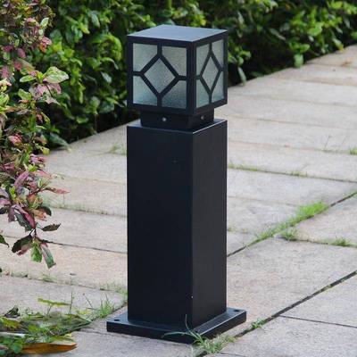 坪中式太阳能菱形草坪庭院灯草灯户外防水公园景新观灯小区墅花园