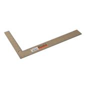 S079002 不锈钢双面刻度尺 直角尺600 钢盾 400mm L型尺 1把