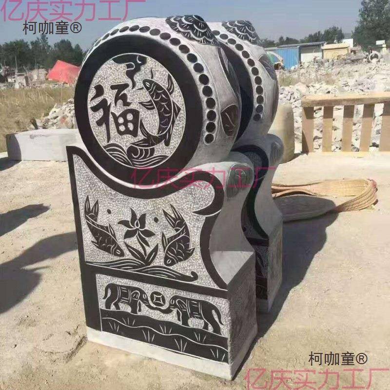 t门墩门当石鼓石墩庭院石门墩青柯咖童石鼓抱石麒fy麟貔貅大象门