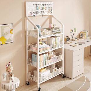 落地书架置物架多功收纳储物架能可移推动小车多纳功3ZTJi2Z5能洞