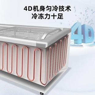 岛柜组合柜卧柜商用柜大超市冰柜雪糕冷食饮水328饺熟大冷冰示箱