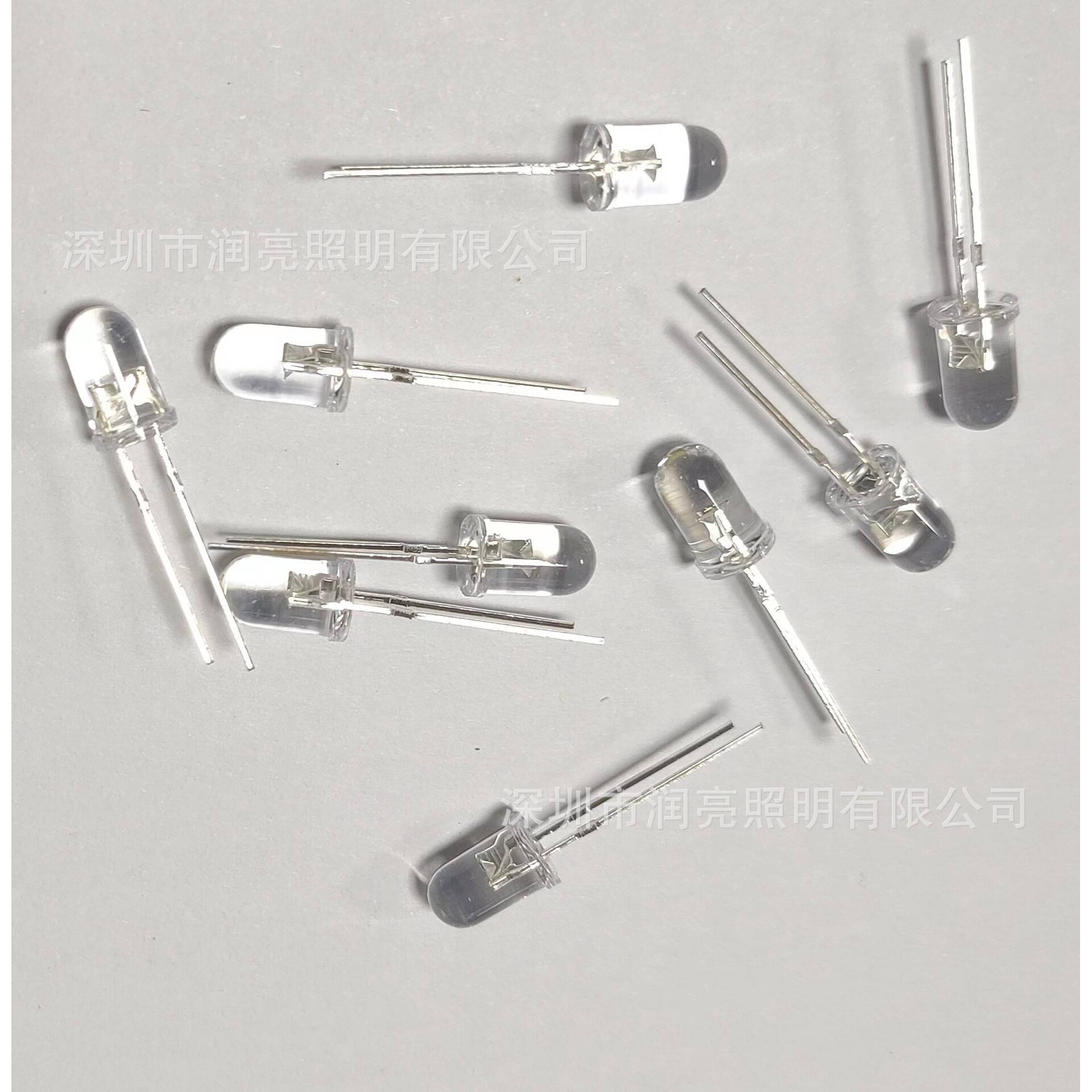 5mm红绿无极双色透明高亮插件红光翠绿led发光二极管指示灯珠品质