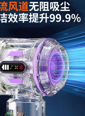 吸车UJM载吸尘小器无线电量显便携大力家用手持除尘器型迷示你吹